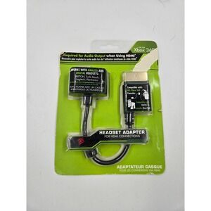 Mad Catz Xbox 360 Headset Adapter for HDMI Connections RCA S/PDIF Optical Audio